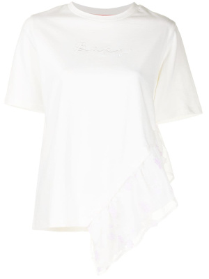 

Embroidered-logo cotton T-shirt, BAPY BY *A BATHING APE® Embroidered-logo cotton T-shirt