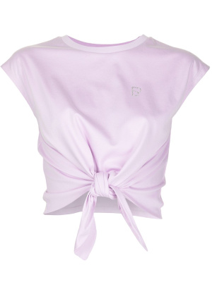 

Knot detail cap-sleeve T-shirt, BAPY BY *A BATHING APE® Knot detail cap-sleeve T-shirt