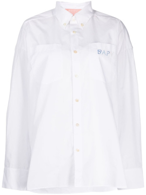 

Embroidered-logo long-sleeve shirt, BAPY BY *A BATHING APE® Embroidered-logo long-sleeve shirt