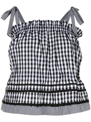 

Gingham-print sleeveless top, BAPY BY *A BATHING APE® Gingham-print sleeveless top