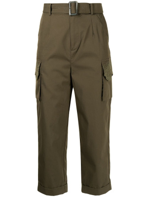 

Belted cropped trousers, BAPY BY *A BATHING APE® Belted cropped trousers
