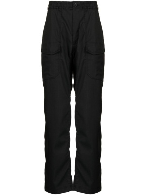 

Elasticated waist straight-leg trousers, White Mountaineering Elasticated waist straight-leg trousers