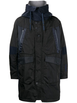 

Padded parka coat, White Mountaineering Padded parka coat