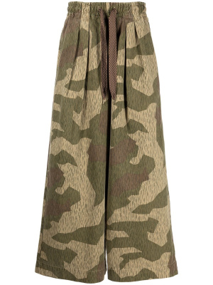 

Camo Rude Buggy wide-leg trousers, Kapital Camo Rude Buggy wide-leg trousers