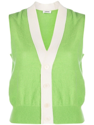 

Star-print knitted vest, SANDRO Star-print knitted vest