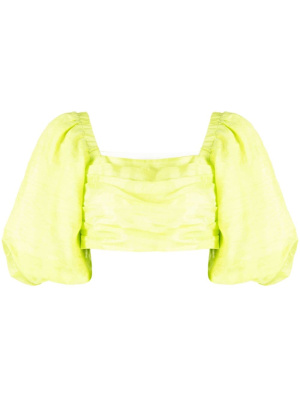 

Gathered crop top, SANDRO Gathered crop top