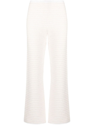 

Textured flared trousers, SANDRO Textured flared trousers