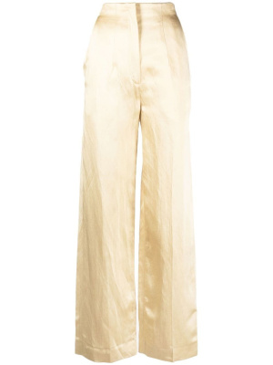 

Satin wide-leg trousers, SANDRO Satin wide-leg trousers