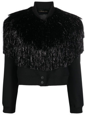 

Lethia fringed bomber jacket, Loulou Lethia fringed bomber jacket