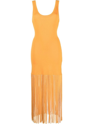 

Fringed sleeveless dress, SANDRO Fringed sleeveless dress