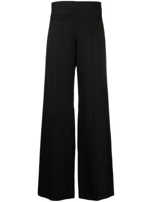 

High-waisted wide-leg trousers, SANDRO High-waisted wide-leg trousers