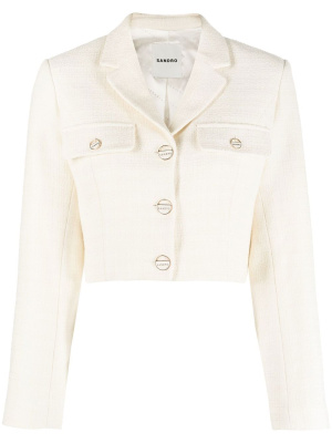

Cropped tweed jacket, SANDRO Cropped tweed jacket