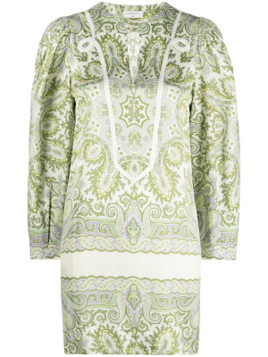 

Paisley-print shift dress, SANDRO Paisley-print shift dress