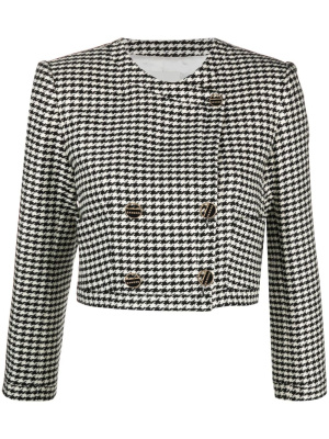 

Vilette houndstooth-print jacket, SANDRO Vilette houndstooth-print jacket