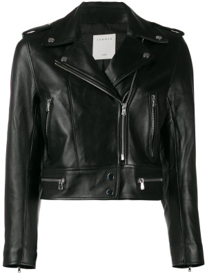 

Cropped biker jacket, SANDRO Cropped biker jacket
