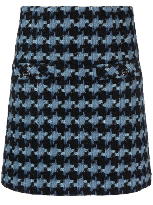 

Houndstooth tweed mini skirt, SANDRO Houndstooth tweed mini skirt