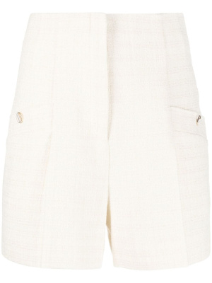 

High-waisted tweed shorts, SANDRO High-waisted tweed shorts