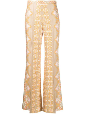 

Paisley-print flared trousers, SANDRO Paisley-print flared trousers