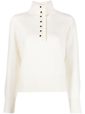 

Half-button fastening knit jumper, SANDRO Half-button fastening knit jumper