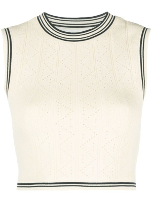 

Knitted cropped tank top, SANDRO Knitted cropped tank top