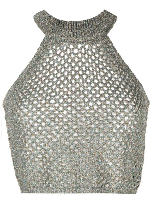 

Bijou cropped knit top, SANDRO Bijou cropped knit top