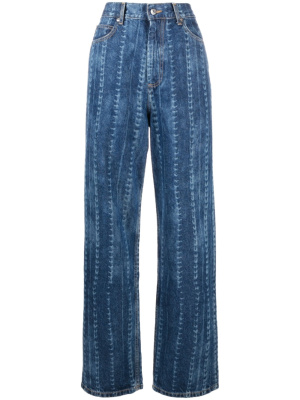 

Patterned wide-leg jeans, SANDRO Patterned wide-leg jeans