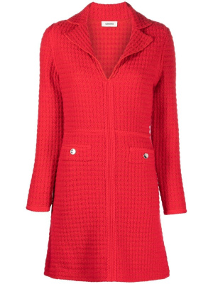 

Textured knitted dress, SANDRO Textured knitted dress