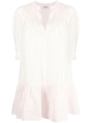 

Puff-sleeve mini dress, SANDRO Puff-sleeve mini dress