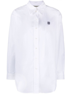 

Pearl-buttons cotton shirt, SANDRO Pearl-buttons cotton shirt