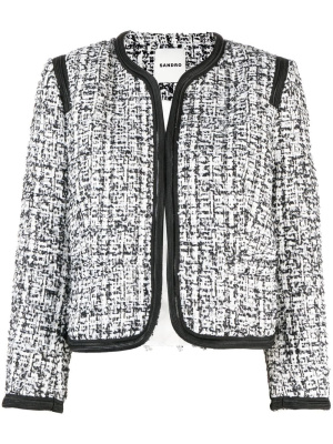 

Cropped tweed jacket, SANDRO Cropped tweed jacket