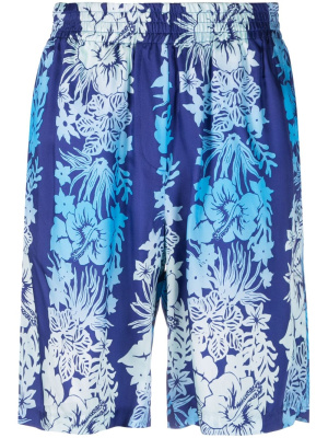 

Floral-print high-waisted shorts, SANDRO Floral-print high-waisted shorts
