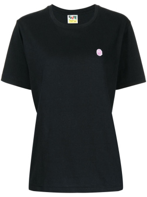 

Embroidered-logo cotton T-shirt, A BATHING APE® Embroidered-logo cotton T-shirt