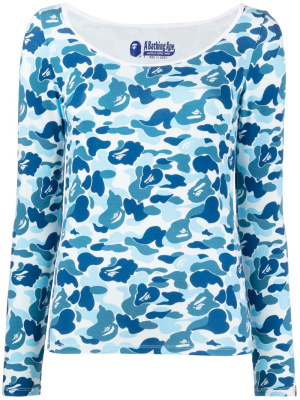 

Graphic-print long-sleeve top, A BATHING APE® Graphic-print long-sleeve top