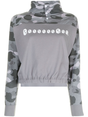 

Camouflage print logo sweater, A BATHING APE® Camouflage print logo sweater