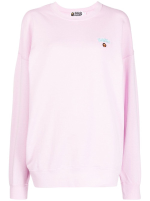 

Embroidered-logo detail sweatshirt, A BATHING APE® Embroidered-logo detail sweatshirt