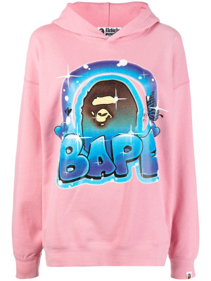 

Graphic-print pullover hoodie, A BATHING APE® Graphic-print pullover hoodie