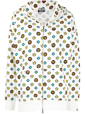 

Graphic-print zipped hoodie, A BATHING APE® Graphic-print zipped hoodie