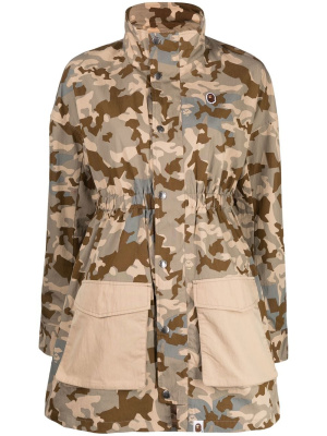 

Camouflage-print two-pocket jacket, A BATHING APE® Camouflage-print two-pocket jacket