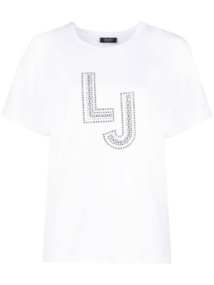 

Embellished logo T-shirt, LIU JO Embellished logo T-shirt