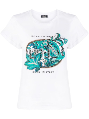 

Graphic-print short-sleeve T-shirt, LIU JO Graphic-print short-sleeve T-shirt