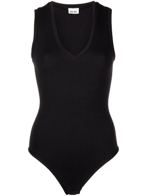 

Merit V-neck stretch-jersey bodysuit, ALIX NYC Merit V-neck stretch-jersey bodysuit