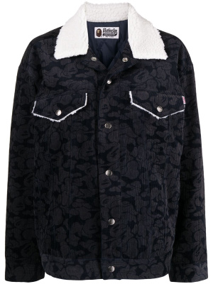 

Shark camouflage corduroy jacket, A BATHING APE® Shark camouflage corduroy jacket