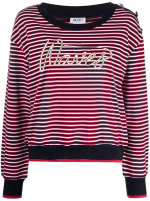 

Waves-embroidered sweatshirt, LIU JO Waves-embroidered sweatshirt