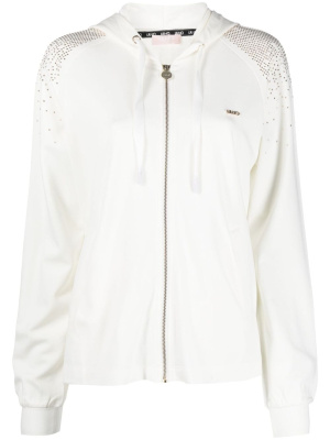 

Crystal-embellished zip-up hoodie, LIU JO Crystal-embellished zip-up hoodie