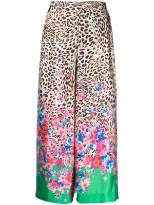 

Multi-print cropped trousers, LIU JO Multi-print cropped trousers