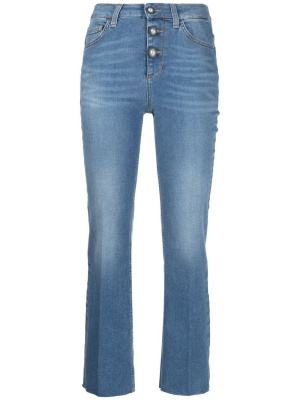 

Mid-rise cropped jeans, LIU JO Mid-rise cropped jeans