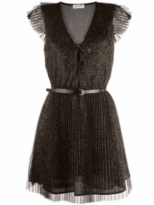 

Pleated glitter dress, LIU JO Pleated glitter dress