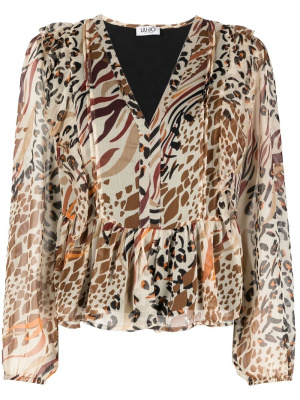 

Animal-print blouse, LIU JO Animal-print blouse