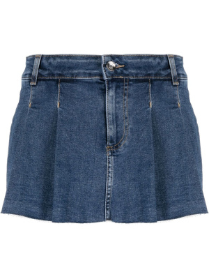 

Raw-cut denim mini shorts, LIU JO Raw-cut denim mini shorts