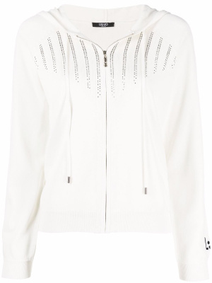 

Knitted zip-up hoodie, LIU JO Knitted zip-up hoodie